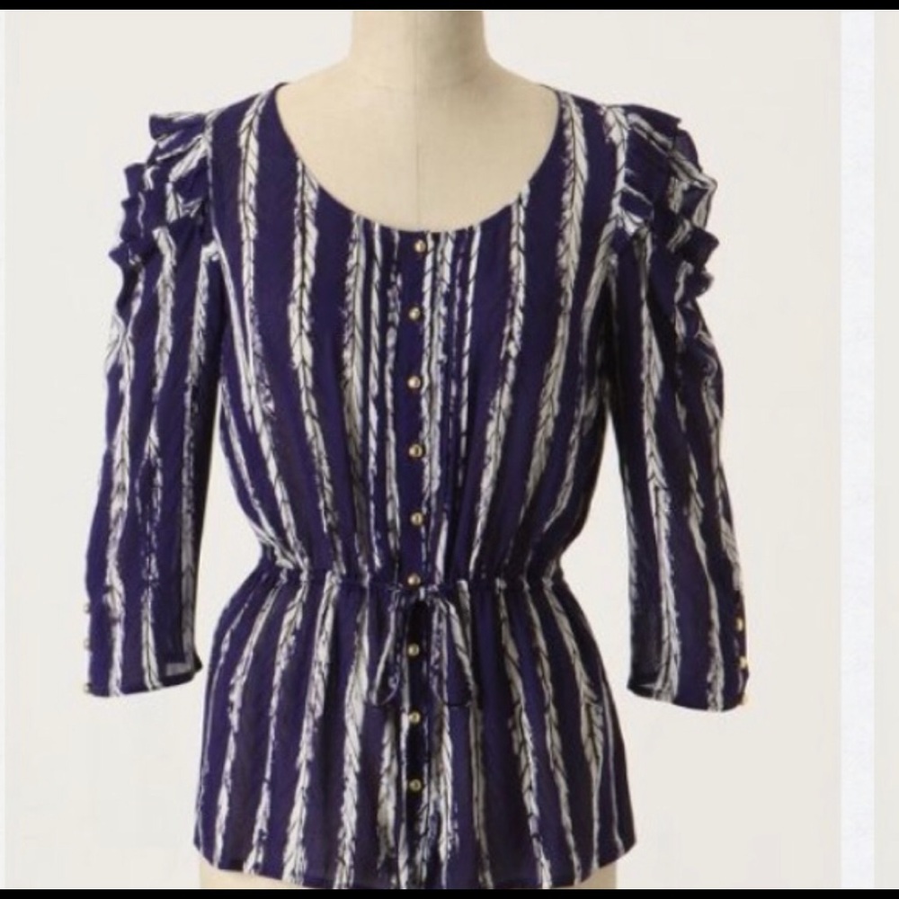 Anthropologie “We Love Vera” Blouse - size 10, EUC